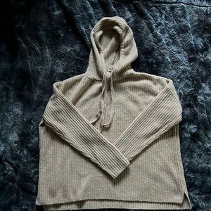 Staccato Tan Hooded Sweater Size M